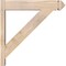 Ekena Millwork Traditional Smooth Arts and Crafts Outlooker, Douglas Fir, 5 1/2"W x 24"D x 24"H OUT06X24X24TRA03SDF - alternate 2